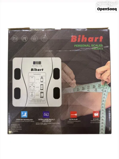 ميزان الكتروني ذكي من Bihart لقياس الوزن مع تطبيق هاتف اقرا الوصف 4