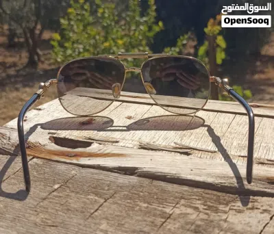 نظارة فرزاتشي Aviator أصلية ذهبية – فخامة وأناقة – حالة ممتازة جداً . 4