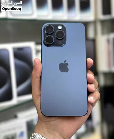 عرض خاص : iPhone 15 pro max 256gb هواتف بحالة الوكالة مع ضمان و ملحقات بأقل سعر 4