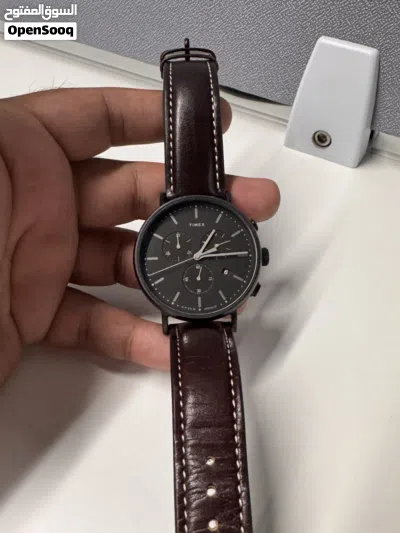 Timex Watch Leather Strap 2