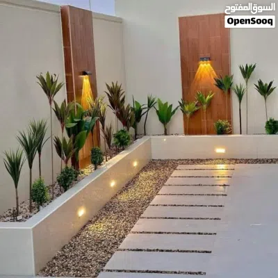 تصميم وتنفيذ الحدائق المنزليه وعمل جلسات خارجيه وعمل غرف زجاجيه وعمل شلالات ونوافير 4