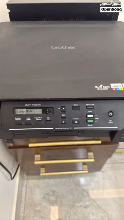 للبيع طابعة Brother DCP-T520W أصلية استعمال أقل من سنة، حالتها ممتازة وتشتغل بدون مشاكل. 2