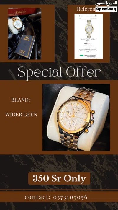 Widergeen Gentleman watch for sale Gold & Silver color, waterproof 4