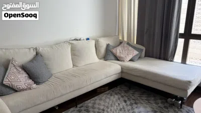 L-Shaped sofa set with 2 chairs - Spacious and Comfortable 2