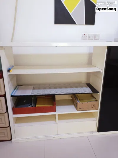 Heavy-Duty Solid Wood Storage Unit with Smooth Sliding Door and Plenty of Storage Space 3