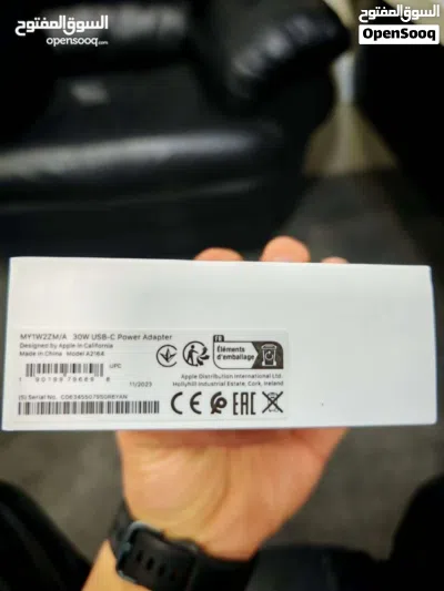 عظمة ابل اصليه ميه بالميه 30 W استعمال شهر مع كرتونتها 2