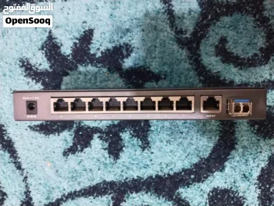 TP-Link TL-SG1210P سويتش تي بي لينك 10 منافذ جيجابت (TP-Link TL-SG1210P) يدعم PoE+ بحالة ممتازة 2
