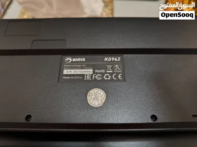 كيبورد احترافي ميكانيكي يحتوي على اضائه RGB مستعمل نضيف كلش كله شغال السعر 30 الف 3