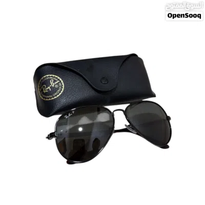 Ray-Ban RB3925 Aviator Max Polarized Sunglasses Black 002/48 62-16 Italy w/ Case 3