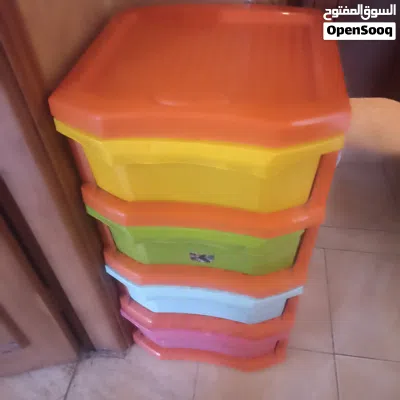 جوارير بلاستيك كبيره جوارير بلاستيك وسط خزانه بلاستيك ثلاث طبقات استعمال خفيه جهاز ضغط استعمال خفيف 4