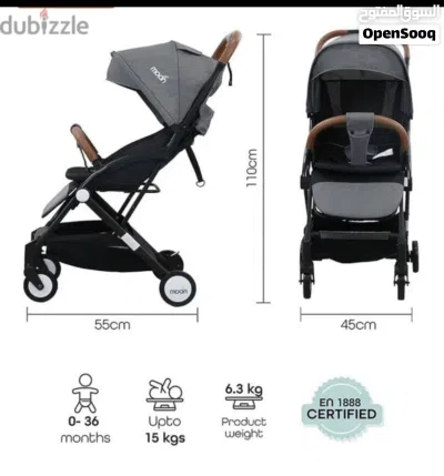 Ritzi Light Weight Cabin Stroller Kids up to 7 years age - Used only Once, Baby stroller 4