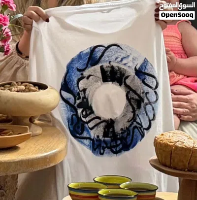 Clothes calligraphy with desired text. male and female الخط الملابس مع النص المطلوب. الذكور والإناث 2