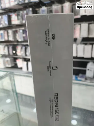 Xiaomi Redmi 15C 5G 256GB 8+8RAM شاومي ريدمي 15c بمساحة تخزين 256 GB وذاكرة 8 RAM تصل إلى 16 RAM 4