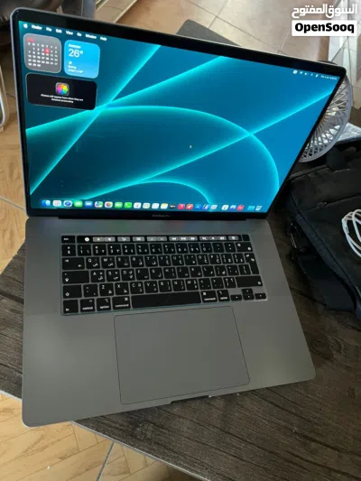 MACBOOK PRO سفاح جدا Core i9 2019 شاشة حجم كبير 16 INCH كرتين شاشة AMD pro 5500M 4GB 3