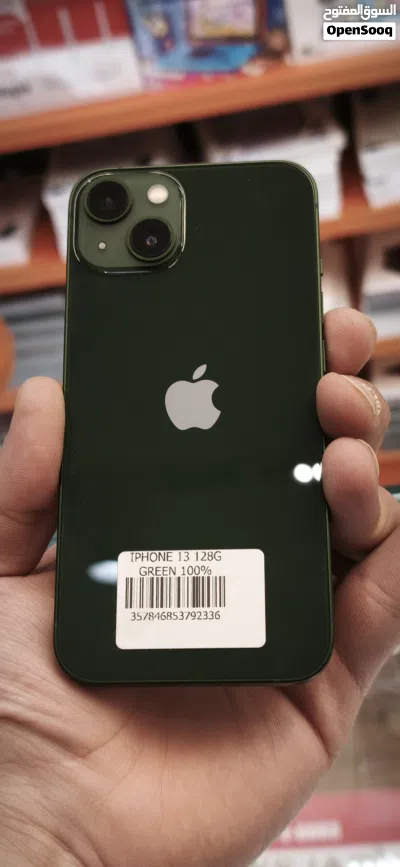IPHONE 13 تخزين : 128G لون : أخضر بطارية : 100% الجهاز جديد فقط مفعل بدون كرتونة بسعر حرررررررررق 3