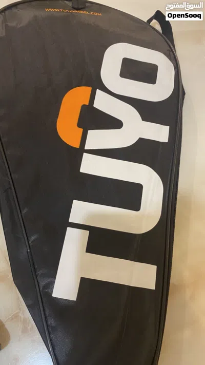 مضرب بادل جديد عليه حماية مع شنطة بادل New padel racket with cover and padel racket bag 4