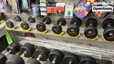 دامبلز فاخر ثقيل Life Fitness متوفر أوزان من 2.5 كغم حتى 50 كغم متوفر لدينا خدمة التوصيل 4