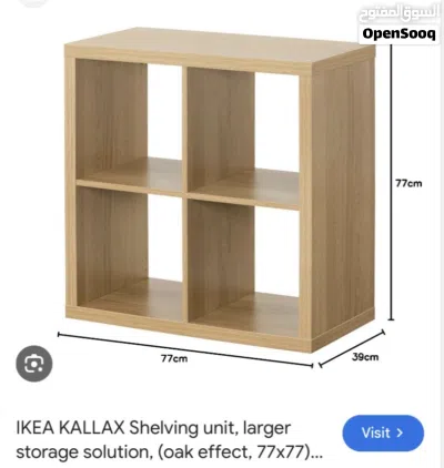 Used Ikea furniture shelving unit and coffee table 4