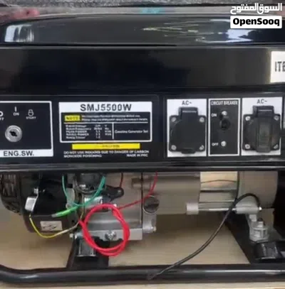 مولد بنزين 5500W حقيقي فعلي 5.5 كيلو تشغيل مفتاح و منويلا حديد متين 4