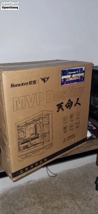 huntkey MVP destiny ATX case الكيس موجود بكرتونه ومعه كل ملحقاته ................................. 4