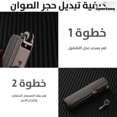 ولاعة غاز (قداحه) معدنية بثلاث شعلات قوية Triple Jet Torch Lighter 4