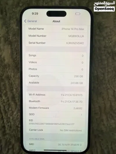 iPhone 14 Pro Max 256g 4