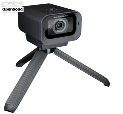 Porodo Gaming 2K 30fps Auto Focus Web Cam with in-built Mic and Tripod - Black 2