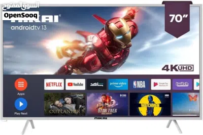 New 70 Inch Smart TV Nikai UHD70SLED Frameless Design WIFI Android Smart Apps 2
