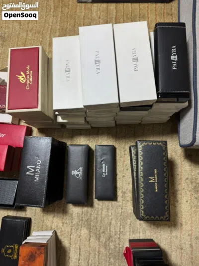 علبة اقلام ماركات اصلي ماعدا ال CARTIER من غير اقلام مخزنين أسماء الماركات 3