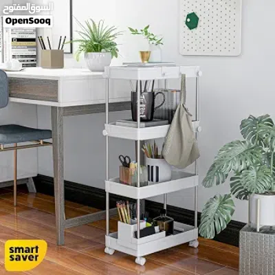 Bathroom organizer in stock with wheels and holes at the bottom Stainless steal 3
