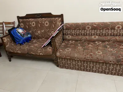 D Sofa 2 piece wooden 3