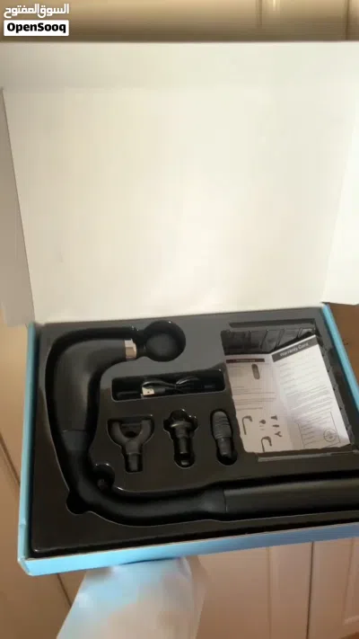 جهاز مساج جديد غير مستعمل مناسب للظهر والجسم بشكل عام و للرياضيين ياتي مع 4 رؤس مختلفة و 9 مستويات 2