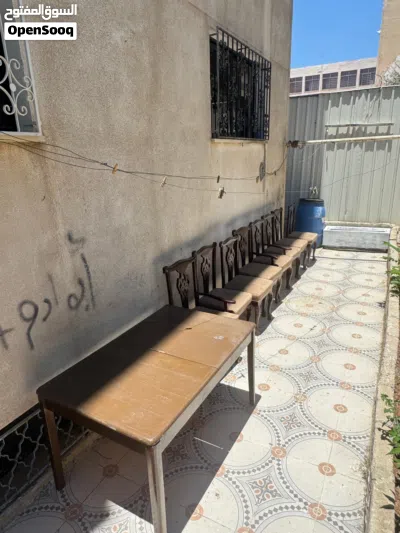 طاولة سفرة مع 8 كراسي للبيع – عمان 2