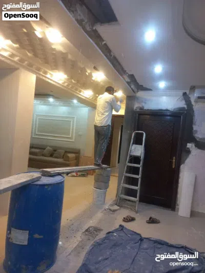مقاولات وترميمات عامة تكسير حمامات ومطاخ تركيب سيراميك وكربستون صبغ جبس بوردهدم بناء مساح صحى كهرباء 3