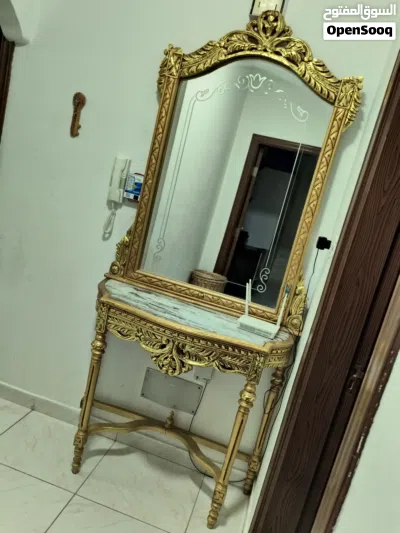 تحفه فنيه من خشب زان شغل مصري دمياط دهان من ورق الذهب 2