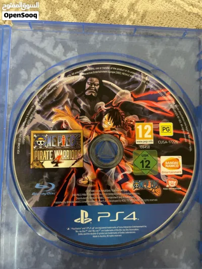 للبيع ون بيس بايريت واريورز 4 (PS4) مستعمل بحالة ممتازة 2