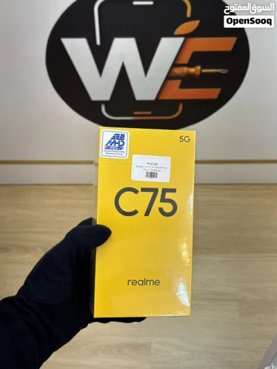 Realme C75 ROM:256 GB RAM:8 GB Colour:Lightning Gold 45W fast charge 5828mAh battery 2