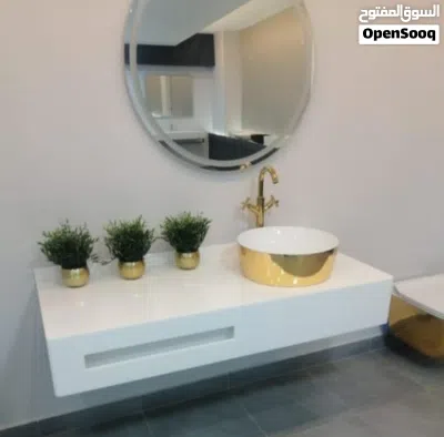 تفصيل مغاسل رخام صناعي مغسله كاونتر كاونترات corian كوريان كورين اكريليك مغسلة كوارتز بورسلان ديكور 4
