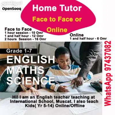 ENGLISH SPEAKING, READING, WRITING in Mawaleh, Madinat Sultan, Al Hail, Mabella, Bausher 2