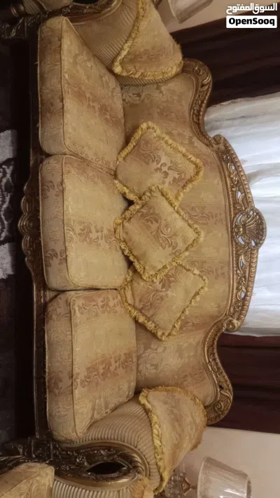 طقم كنب خشب زان 4