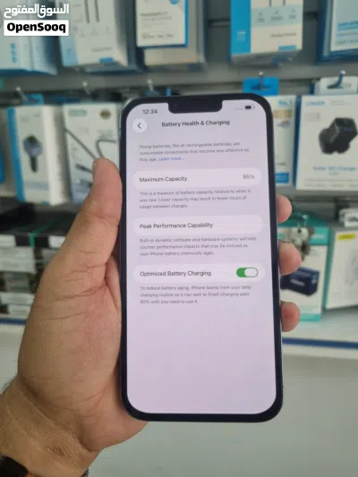 iPhone 13 Pro Max blue colour 256 GB battery 94 with one month warranty not replace any parts 4