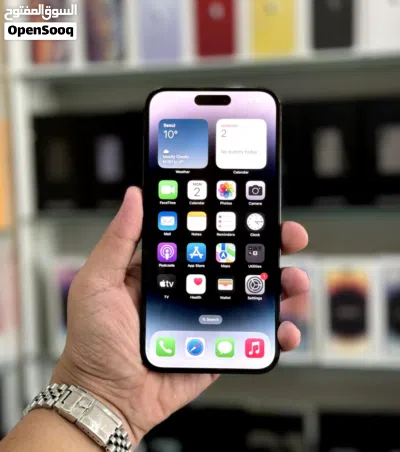 عرض خااص :  iPhone 14 pro max 256gb الهاتف نظيف جدا بحالة الوكالة بدون اي شموخ أو مشاكل مع الضمان 3