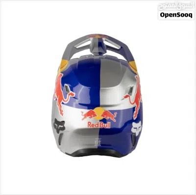 Premium Red Bull Solid V1 Full Face Racing Aerodynamic Motocross Helmet - 836605 4