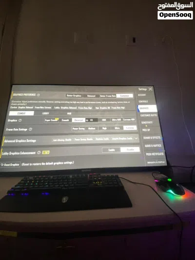 افضل شاشة 2k مواصفاتها جودة 2k بتردد 144هرتز وحجم 32بوصه من شركة البديل 3