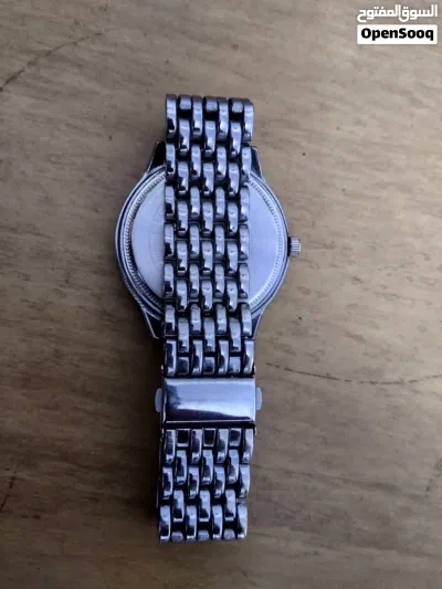 Luxury Silver Stainless Steel Watch for Men Elegant Wrist Watch Excellent Condition 4