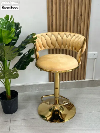 كرسي ستول التاج الذهبي كرسي بار ستول كرسي مطبخ كراسي بار سفرة مستورد باعلى جودة Bar Stool Chair 3