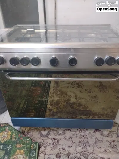 تكنوجاز إيطالي 90 ف60 اشعال ذاتي بالكامل نظام امان سيفتي بالكامل إضاءة مفاتيح اصليه صاج وشبك وسيخ 2