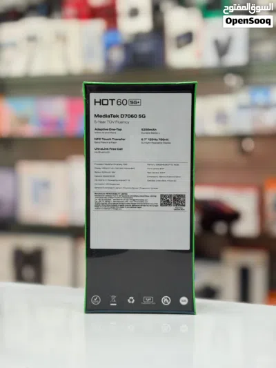 Brand New Infinix Hot 60 5G+ in Oman 8GB/256GB 2
