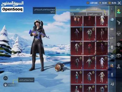 حساب ببجي فول سكنات 4