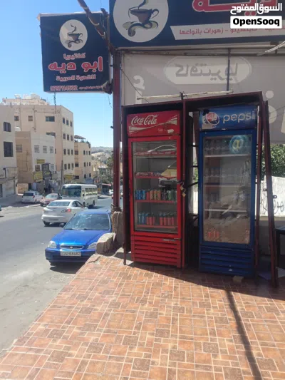 قهوه للبيع كامله بعدتها ثلاجه عدد 2 غاز رفوف دخان مجلا كاونتر كامل ديكورات 3